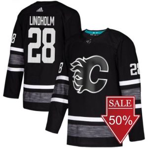 Calgary Flames Trikot Elias Lindholm Schwarz 2019 NHL All Star–1